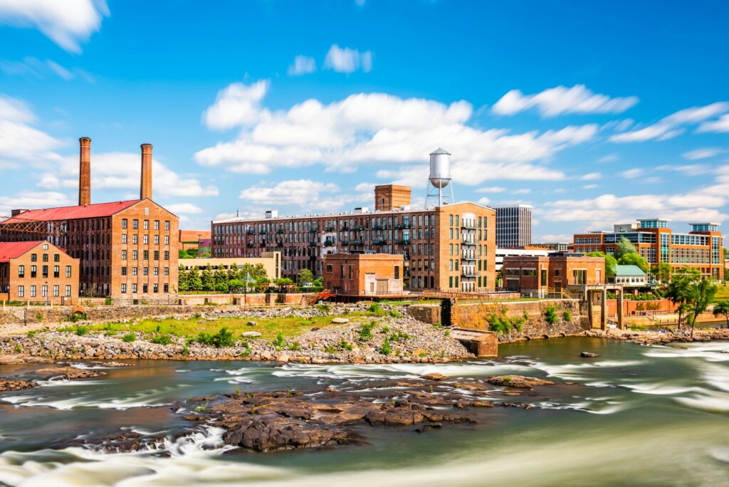Columbus, GA skyline, showcasing the strategic and impactful dental marketing solutions of Clear to Launch Dental Marketing for dental practices in Columbus.