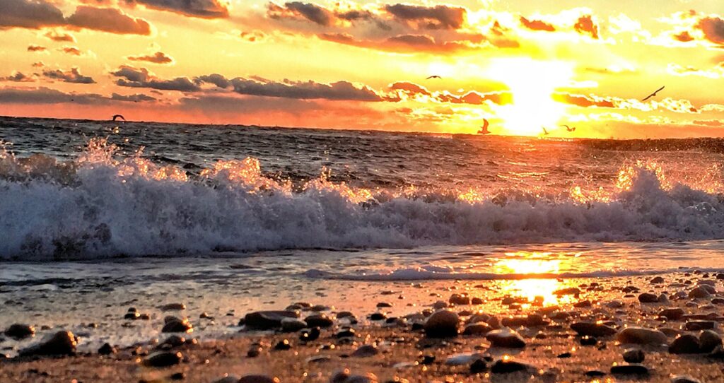 Pleasure Beach in Bridgeport, CT, capturing the serene and inviting atmosphere that Clear to Launch Dental Marketing promotes in dental marketing for Bridgeport dental practices.